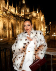 Leopard fur coat