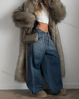 Luna long fur coat