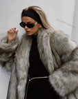 Luna long fur coat